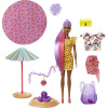Mattel Barbie Color Reveal panenka pěna plná zábavy Jahoda