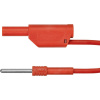 Schützinger AL 8323 / 1 / 100 / RT adaptérový kabel [zástrčka 4 mm - zástrčka 4 mm] červená 1 ks; AL 8323 / 1 / 100 / RT