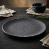 REVOL Basalt 28,5 cm čierny - porcelánový jedálenský tanier
