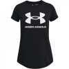 Under Armour Live Sportstyle Graphic Short Sleeve T Shirt Girls Black/White 11 - 12 Years (L)