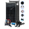 Solární sada 2 x 150 Watt PREMIUM Multibusbar solární moduly/MPPT regulátor nabíjení Victron Energy pro karavany
