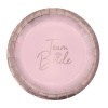 Papierové taniere Team Bride 23cm 8ks