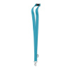 Lanyard z RPET 2 cm , Grey Farba: turquoise