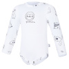 Little Angel Body šmyk obrázok tlač Outlast® - biela/biela zvieratká Veľ. 92