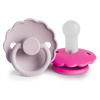 DVOJBALENIE CUMLÍKOV FRIGG DAISY SOFT LILAC/ FUCHSIA, 6-18M, SILIKÓN