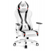 Diablo Chairs - Herné kreslo Diablo X-Horn 2.0 King Size: bielo-čierne