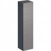 Geberit Xeno 2 - Skrinka vysoká 1700x400 mm, zrkadlo vo vnútri, sivá 500.503.43.1