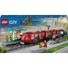 LEGO City 60423 City 60423 Električka a zastávka v centre mesta (LEGO City 60423 Mestská električka so stanicou)