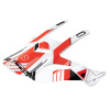 LS2 Helmets LS2 PEAK MX436 TRIGGER WHITE BLACK RED