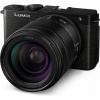 Panasonic DC-S9H Lumix kompaktný Full-Frame bezzrkadlovka DC-S9 + objektív S-R28200 (24,2 MP, flexibilné rámovanie, LUMIX Lab), čierna