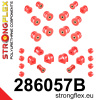 286057B: Strongflex Kompletní sada silentbloků pro zavěšení 18mm 16mm 281907 - 26mm non power steering 32mm