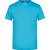 James & Nicholson | JN 02, Tričko z ťažkej bavlny, modrá turquoise, XXL