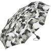 FARE skládací deštník open&close ALVIN CAMOUFLAGE šedý 5468