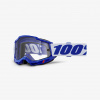 100 % OKULIARE ACCURI 2 ENDURO MOTO BLUE - DUAL CLEAR LENS - FARBA OBLOHY