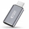 Adaptér / Prevodník USB-C na Lightning Tech-protect sivý