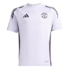 adidas Kids Manchester United Training Shirt 25/26 Purple/Black 7-8 Years
