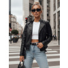 ERIPA dámska kožená bunda ramones black FashionStreet TY4194 L