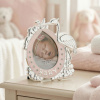 Rámik na fotografiu bocian BABY 8 × 10 cm strieborno-ružový