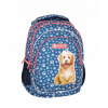 Školská taška - batoh Cute Puppy AstraBag VIACFAREBNÁ VYPR