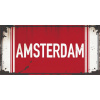 Ceduľa značka Amsterdam 30,5cm x 15,5cm Plechová tabuľa