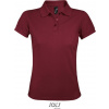 SOL´S PRIME / Dámska polokošeľa z ťažkej bavlny - burgundy L