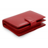 Arwel Červená dámska kožená peňaženka so zápinkou 511-9769-31
