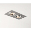 Zápustné - podhľadové svietidlo ASTRO Taro Twin Brushed Alu 1240018
