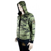Mikbaits Mikina Zip Up Camou - Veľkosť XXXL