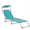 Záhradné lehátko - Garden Deckchair s tyrkysovými foligno! (Garden Deckchair s tyrkysovými foligno!)