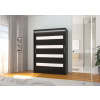 Sliding wardrobe with lacobel and LED lighting MARTINEZ 150