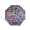 Dámský skládací deštník Varianta: 8 modrá safírová, Balení: 1 ks
