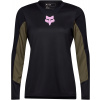 Dámsky cyklistický dres FOX W Defend LS Jersey Park - black S