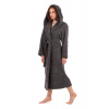 Vestis Bavlněný župan s kapucí Athena antracitový 31 16 9551 - L