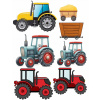 CUKROVÁ JEDLÝ OBRÁZOK NA TORTU TLAČ TRAKTORY TRAKTOR MIX DEKORÁCIA A4