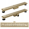Sprchový žľab - ZLATÝ lineárny sprchový odtok GREEK GOLD 80 REA (Sprchový žľab - ZLATÝ lineárny sprchový odtok GREEK GOLD 80 REA)
