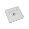 Solarix Zasuvka Solarix CAT5E UTP 1 x RJ45 pod omietku biela 23100095