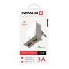 SWISSTEN SÍŤOVÝ ADAPTÉR SMART IC, CE 2x USB 3 A POWER BÍLÝ 22032000 Swissten
