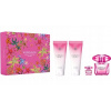 Versace Bright Crystal EDT 90 ml + EDT 5 ml + telové mlieko 100 ml + sprchový gél 100 ml darčeková sada