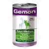 GEMON konzerva adult medium pre psy jahňa a ryža 1250 g