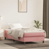 vidaXL Matrac s taštičkovými pružinami ružový 80x210x20 cm zamat - Ružová - 146219-94162