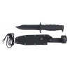 Nôž s pevnou čepeľou Pilot Fox Outdoor® - čierny