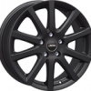 AUTEC Alufelge 6.0 J x 16 100/5/35/57,1 Skandic ECE Schwarz matt Autec 6x16 5x100 ET35.00 dull black