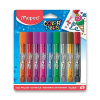 Dekoračné lepidlo Maped Glitter Glue - 9 x 10,5 ml