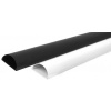 MASKOVACIA LIŠTA PRE RTV KÁBLE, káble 120 cm, SAMOLEPIACE, biela, čierna