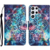 Peňaženkové kožené puzdro Drawing na Samsung Galaxy S23 5G – Star Mandala