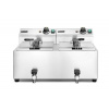 Manuálna fritéza Profi Line s vypúšťacím kohútikom, 2× 8 l, HENDI, Profi Line, 16L, 230V/7000W, 610x515x(H)369mm