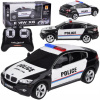Športové policajné auto BMW X6 ovládané diaľkovým ovládačom
