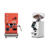 Profitec GO, red + Eureka Mignon Specialita Smart, CR white