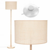 Podlahová lampa Atmosphera DELLA E27 40 W béžová