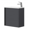 Lavedo Leo Antracit 50 kúpeľňová skrinka s umývadlom, LEO-ANT-50